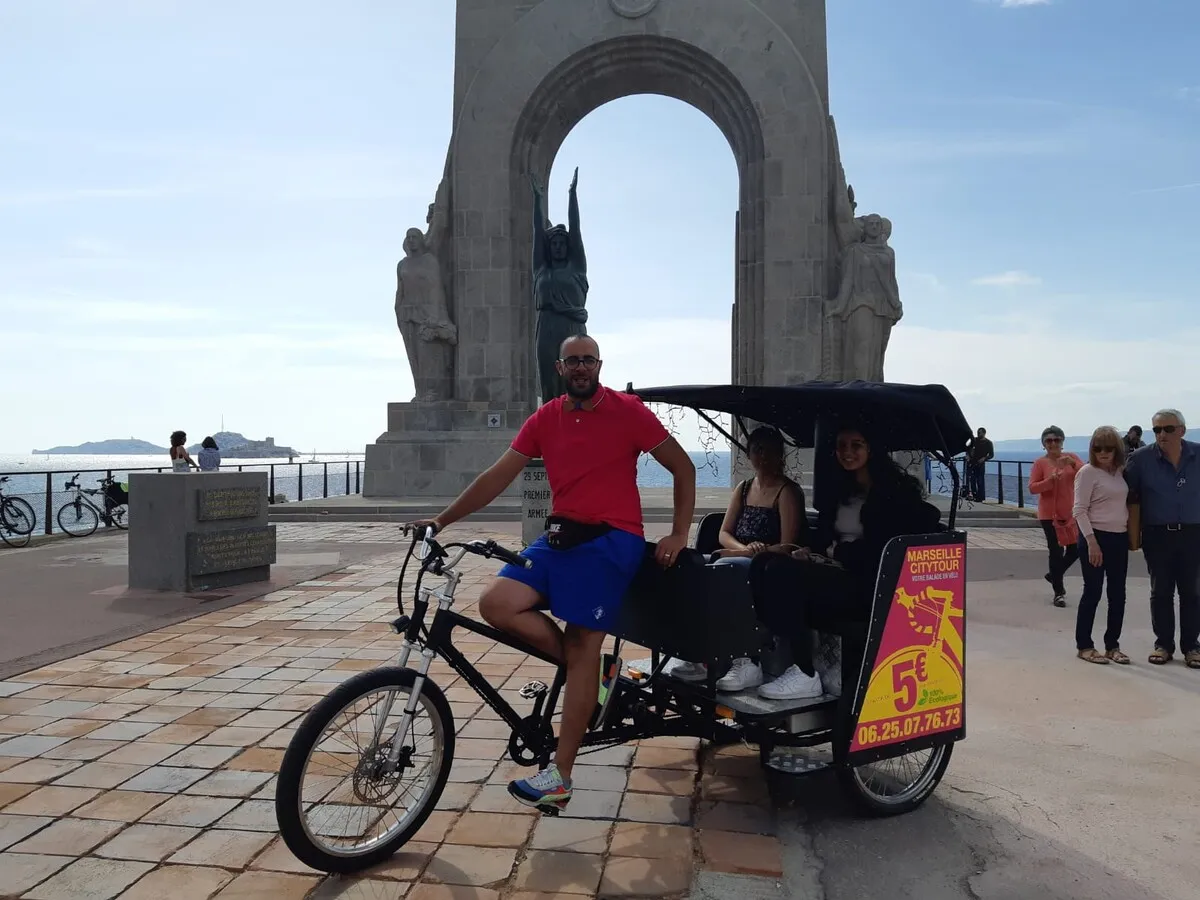 The rickshaws